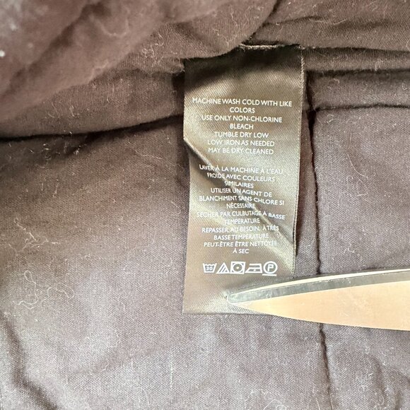 NWT FREE PEOPLE CHLOE BLACK WHITE GINGHAM OVERSIZED JACKET - Picture 9 of 12